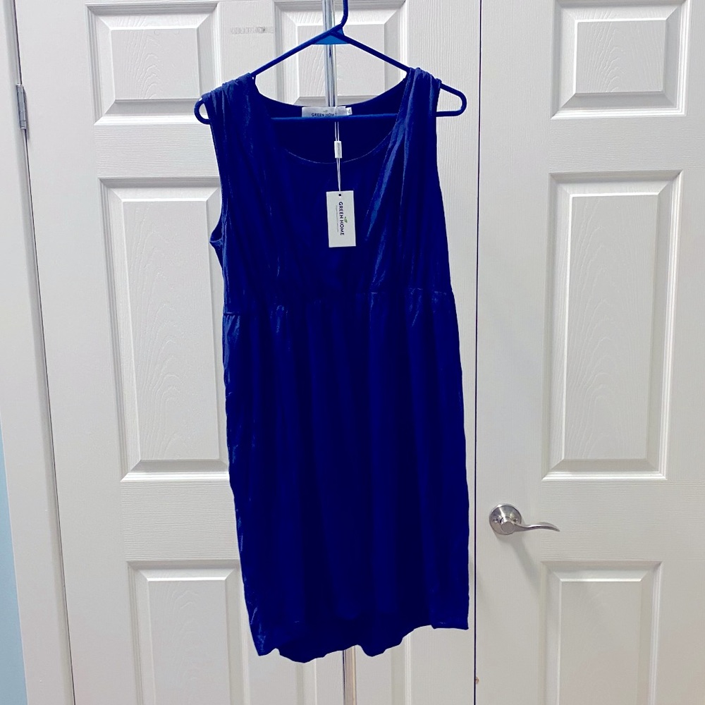 Green Home maternity dress
